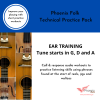 Technical Practice Pack - Ear Training (tunes starts in G, D and A)